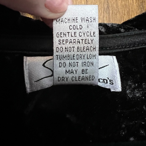 Chico’s Crushed Velvet Hooded Sweatshirt - Picture 5 of 5